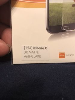 iPhone X screen protectors x3