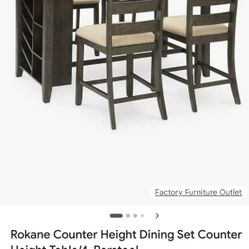 Used High Bar Table W Chairs