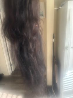 26” closure wig