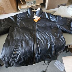 Timberland Leather Jacket 3XL 300ea