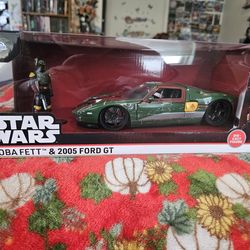 Jada STAR WARS BOBA FETT &2005 FORD GT