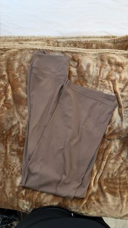 Taupe High-Waist Athletic Leggings