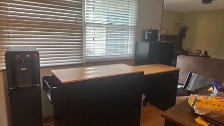 Kitchen island with table