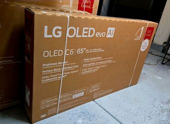 New 65 Inch LG Oled LG C6 Smart TV 4K UHD with 165 Hz refresh rate. Brand new in the box.