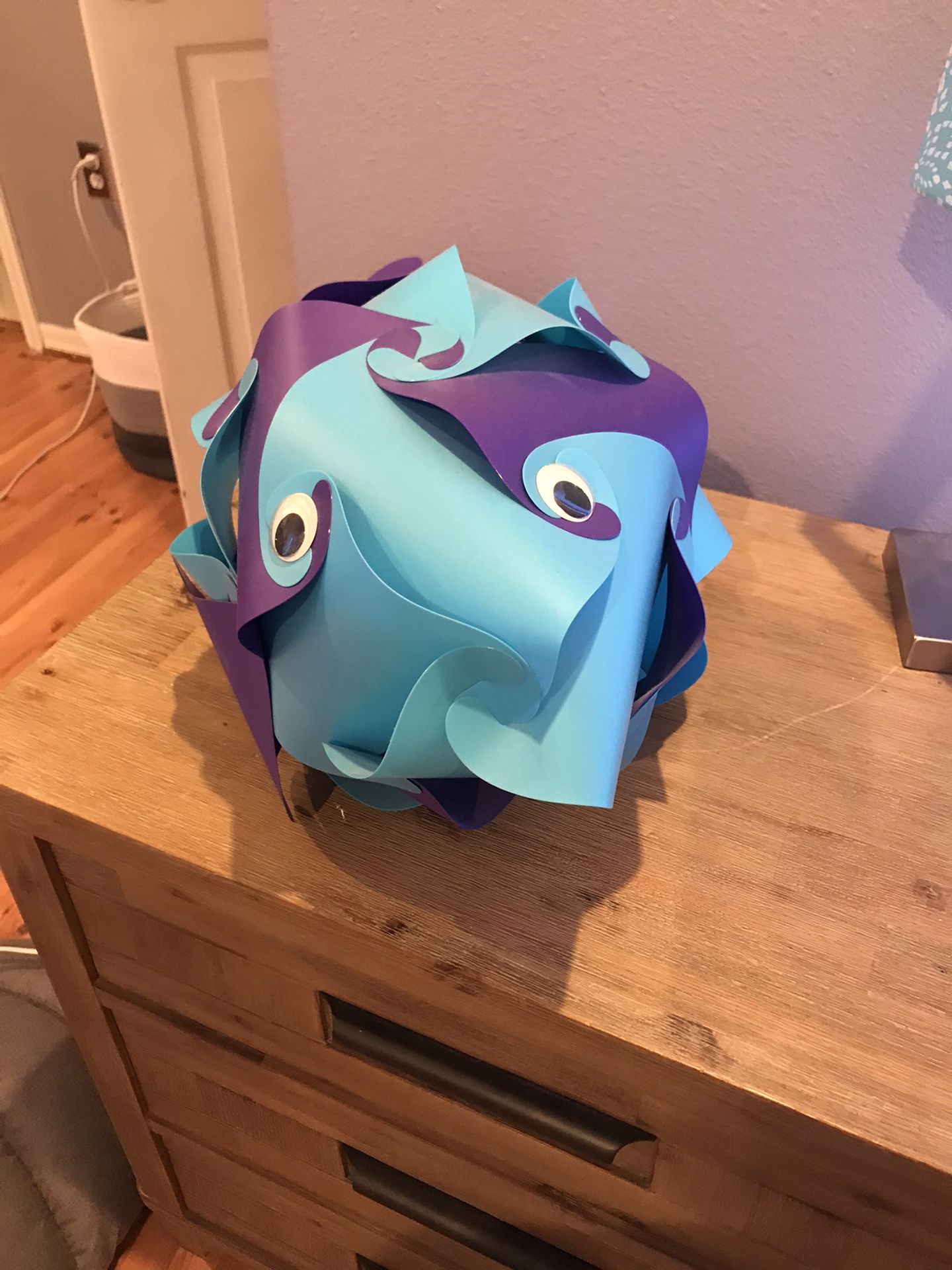 Hand made Hanging fish light