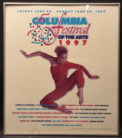 Columbia Festival of the Arts 1997 Poster