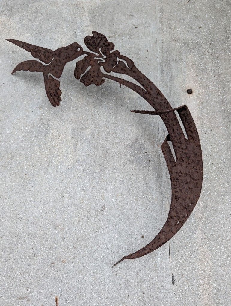 Unique Rustic Hummingbird Art