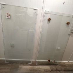 Sterling Enclave Sliding Tub/shower Doors Frameless Nickel