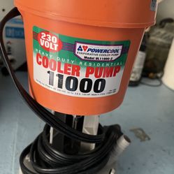 bomba de agua para cooler usa luz 230 voltios  esta nueva $20