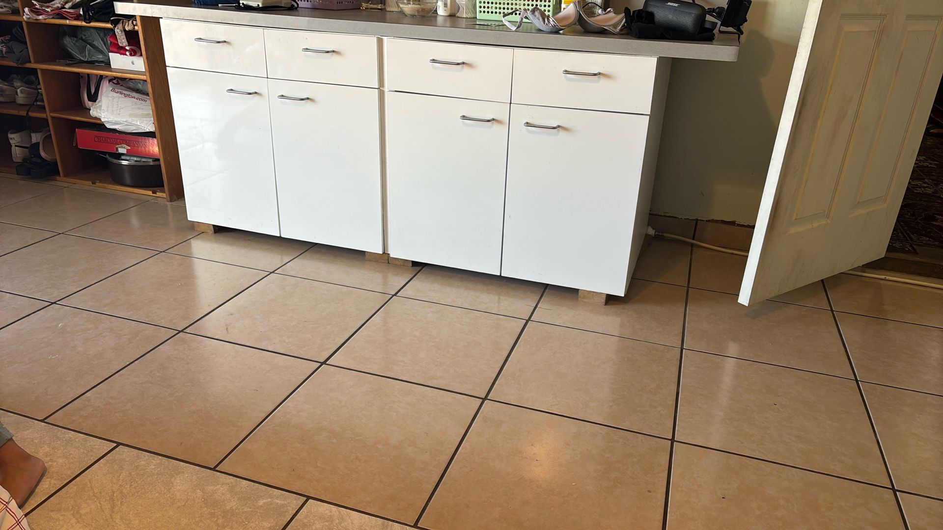 White base cabinet