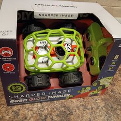 Sharper Image Orbit Glow Tumbler Remote-Control All-Terrain Car-NEW