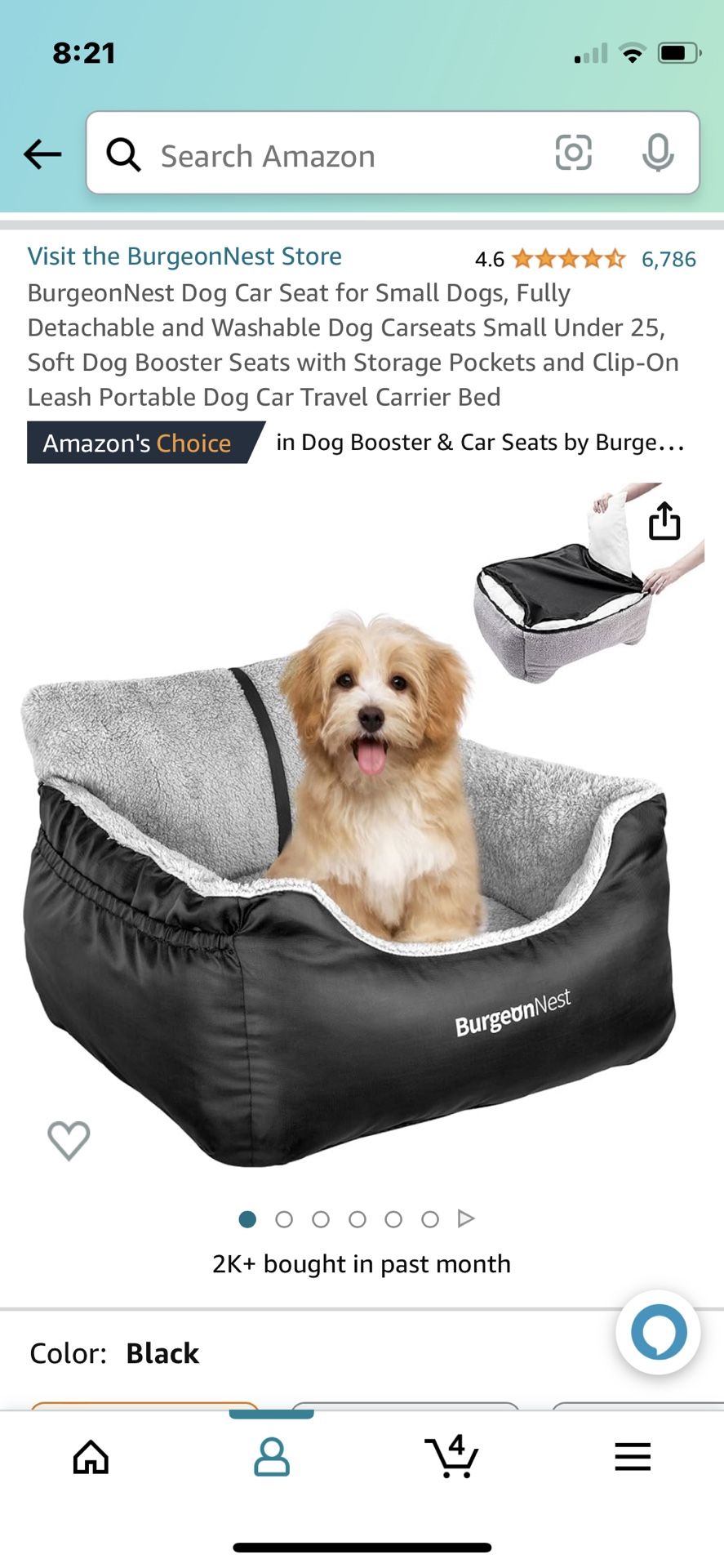 Puppy Small Bread Car Seat.  