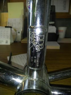 Robinson MX bike frame, prestine condition.