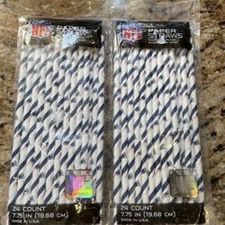 New England Patriots Paper Straws