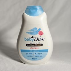 Baby Dove Sensitive Skincare Baby Shampoo, Rich Moisture, Hypoallergenic, Lot Of 3