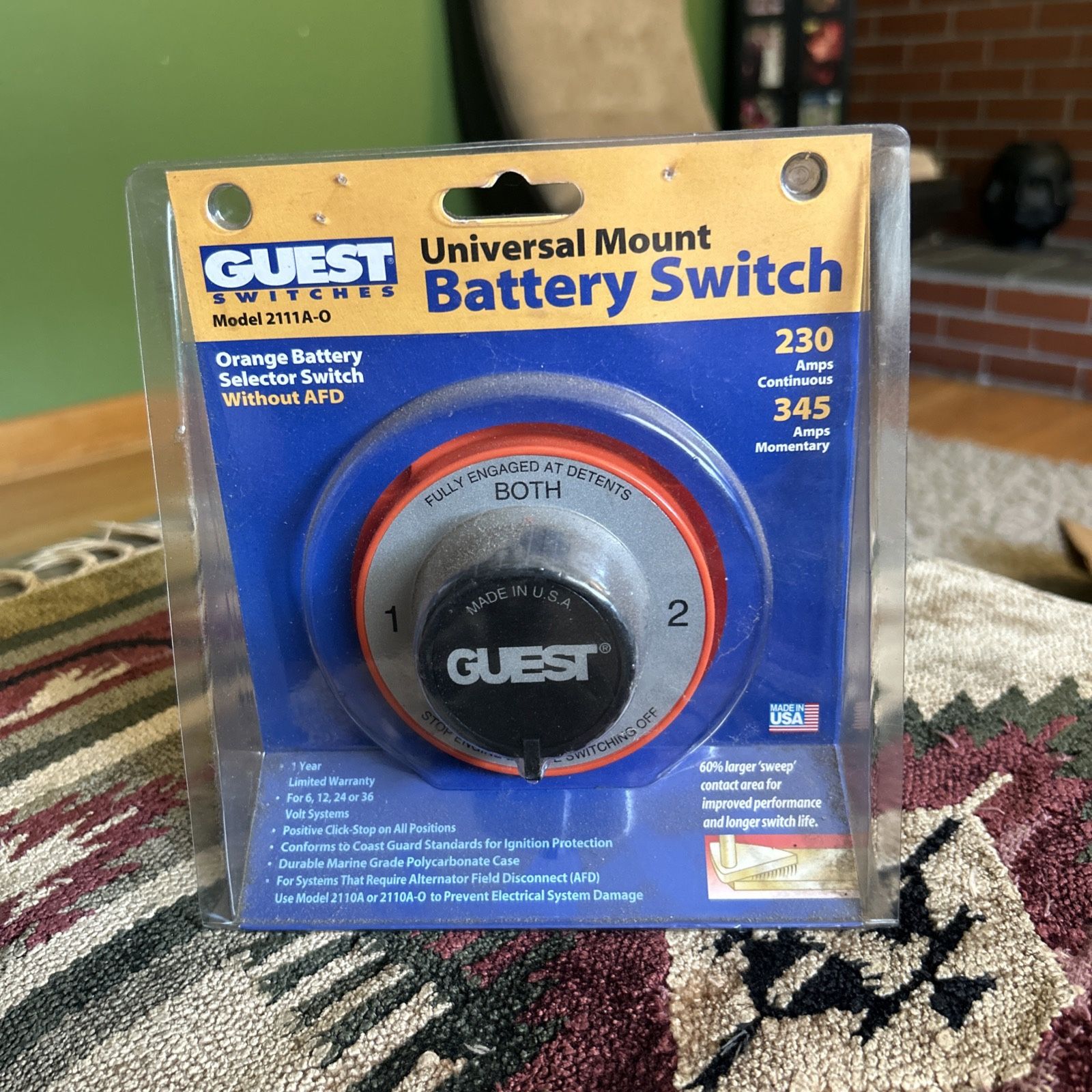 Brand New Universal Mount Battery Switch 230 Amp