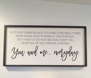 above bed picture