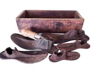 Antique Cobbler’s Shoemaker’s Tool Set