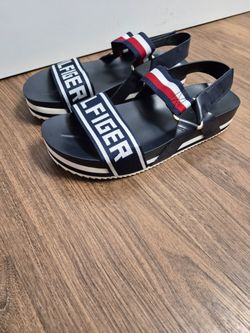 Tommy hill figure platform sandals