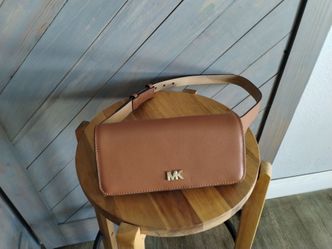 Michael kors belt bag leather brown