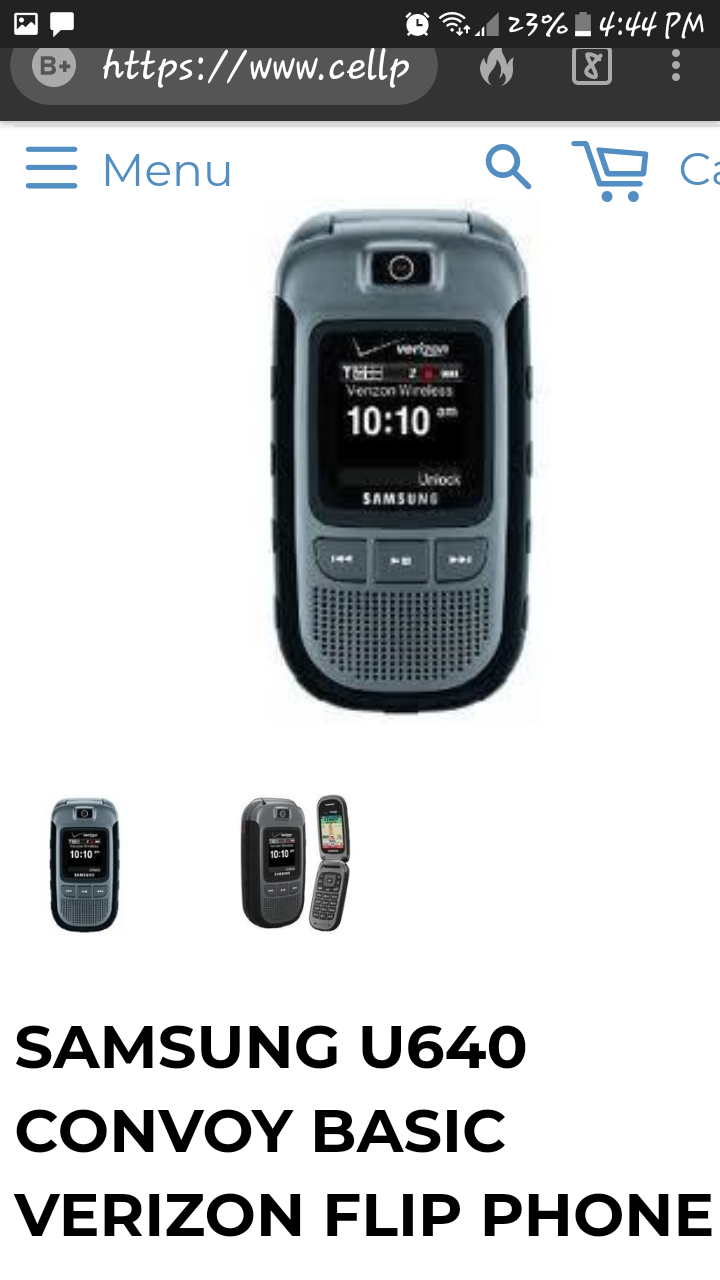 Samsung convoy flip phone with car and wall charger