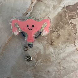 Uterus Badge Reel