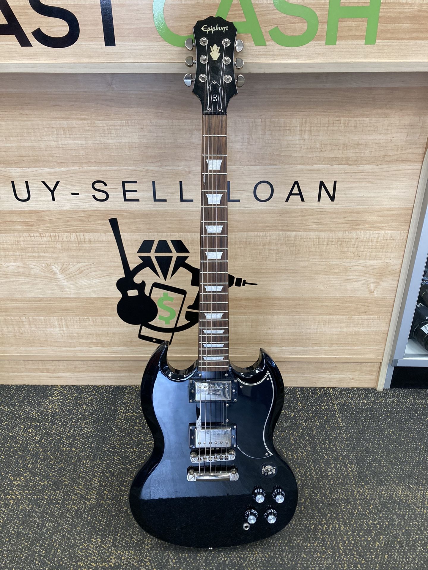 Epiphone SG Standard Electric Guitar Ebony