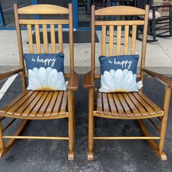 Rocking Chairs Set Of 2 Solid Wood Read Post Description 