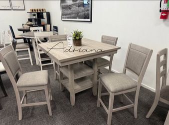 Elegant‼️ 5-Pc Counter Height Dining Table Set