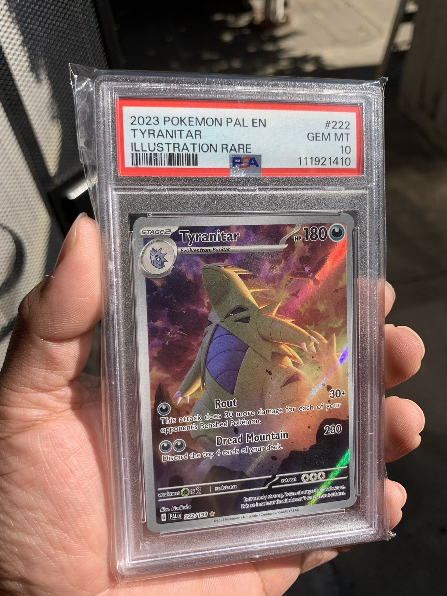PSA 10 Tyanitar Pokémon