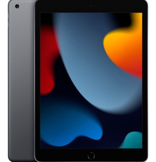 Apple - 10.2-Inch iPad (9th Generation) with Wi-Fi - 64GB - Space Gray. MK2K3LL/A. Bestbuy certified. Comes as shown. F