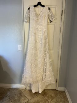 Wedding dress SZ- 8 (OBO)