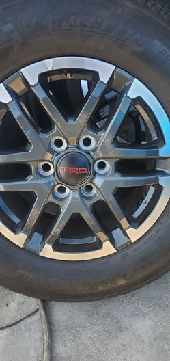 18" rines and tires TRD