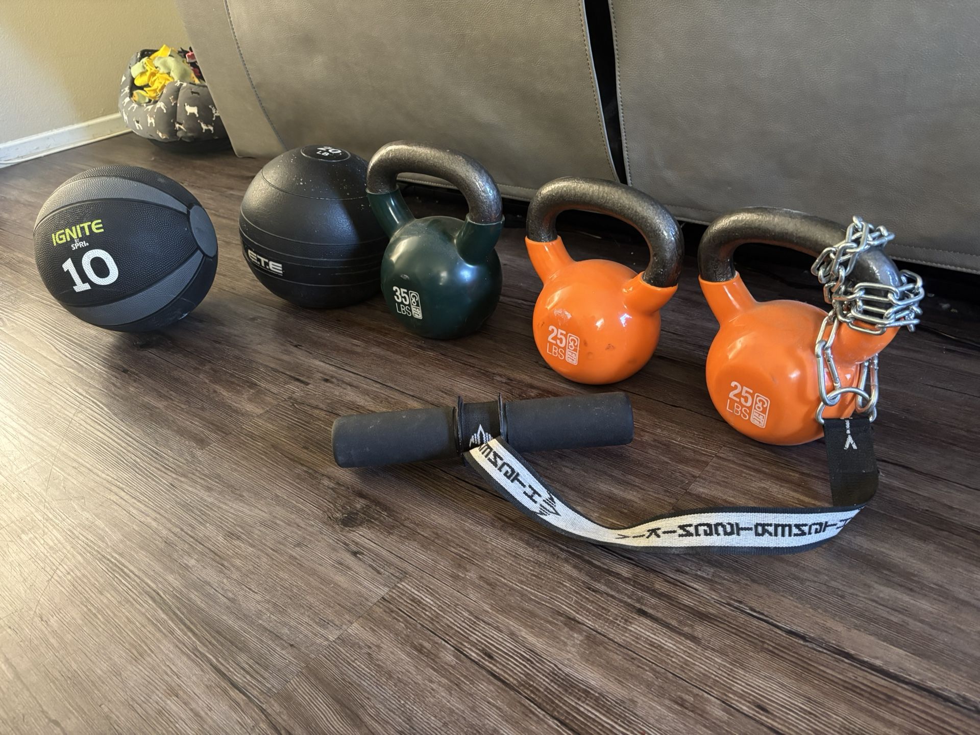 Weights Gym Equipment Bundle NOT SOLD SEPARATELY $70 For All . Over 100 + Lbs Total