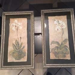 Two framed pictures