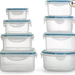 1790 Plastic Food Storage Containers with Lids