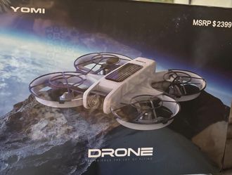 Quad Drone w/ VR Headset, LED Display