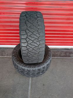 305/55R20 Nitto Ridge Grappler A/T ā Pair of 2 11/32 Tread
