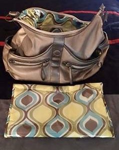 Diaper Bag & matching portable changing mat