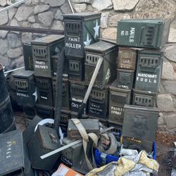 Real Metal Ammo Boxes