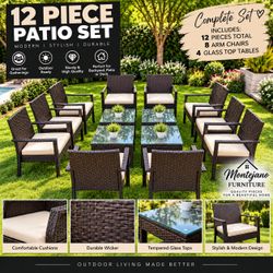 12pcs Patio furniture set