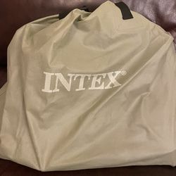 Intex inflatable mattress - Like new - $30