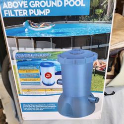 NEW Pool Filter Pump for Above Ground Pools 1000GPH