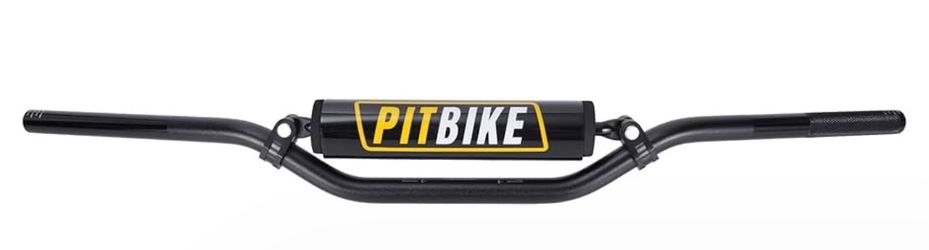 RUTU 7/8" Dirt bike Handlebars with Foam Pad - Motorcycle Handlebars Compatible with CRF YZF KXF, KLX, RMZ, DRZ Pit Dirt Bikes, ATVs, Quad - 6061-T6 A