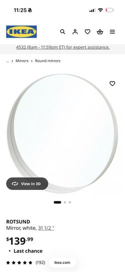 White Round Mirror