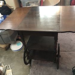 Vintage tea cart