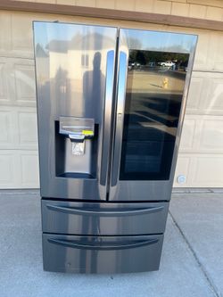 Refrigerator LG Stainless Steel black