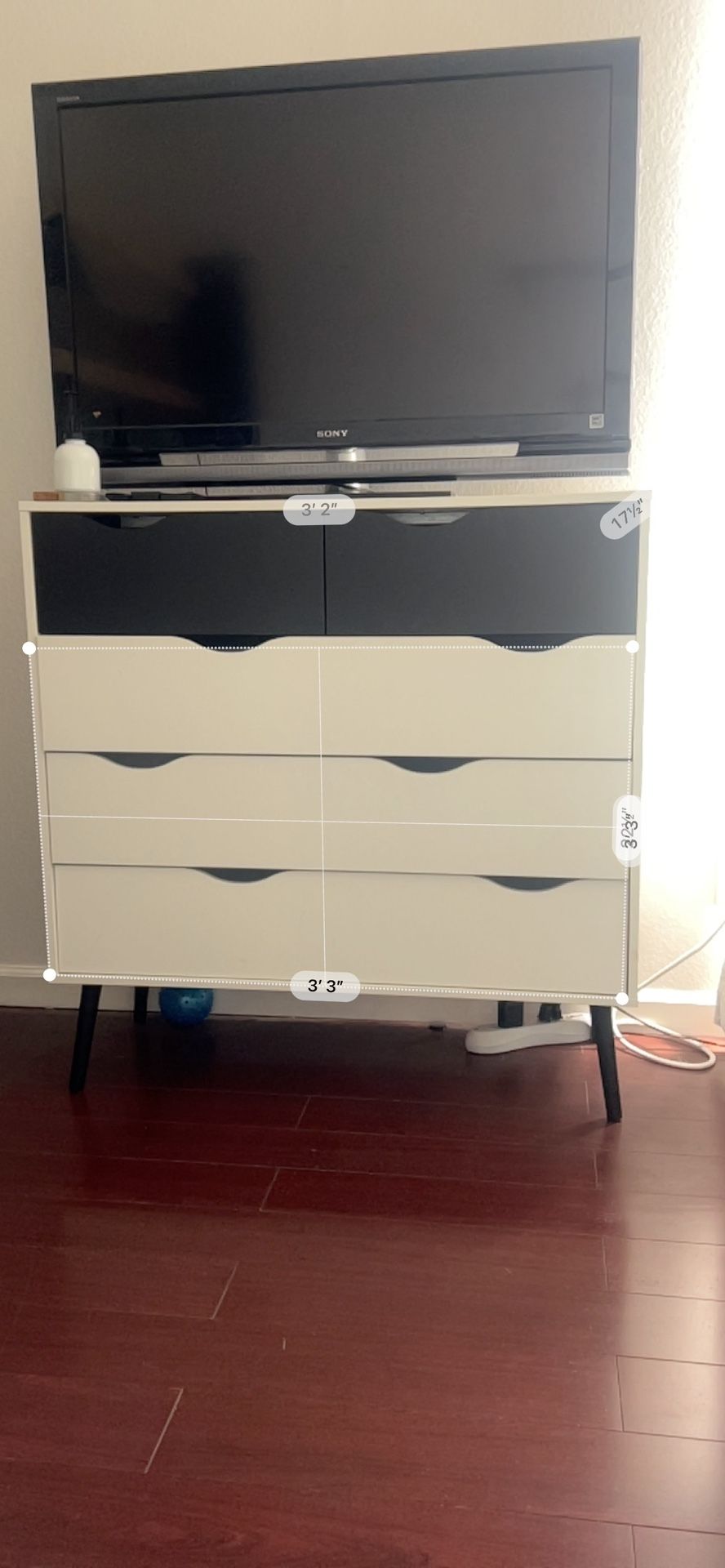 Black & White Dresser