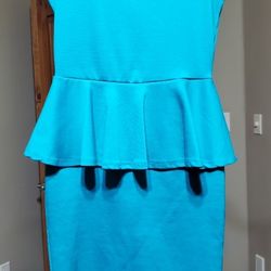 Women's Teal Dress Size S