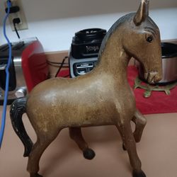 Vintage Hand Carved 12" Wood
